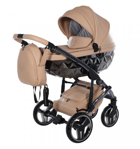 Junama Handcraft - wózek wielofunkcyjny, zestaw 2w1 z opcją 3w1 i 4w1 | 07 Karmelowy